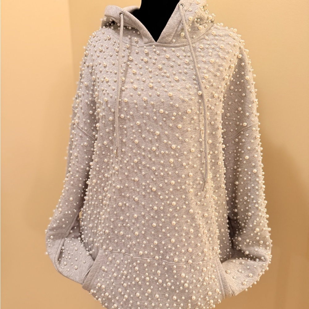 AKIRA Gray Long Sleeve Sweatshirt Dress